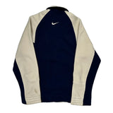 Nike Track Jacket - Small Blue Cotton
