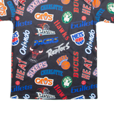 MITCHELL AND NESS Nba Mens Jersey Black USA Crew Neck M