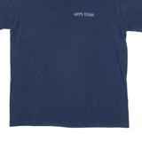 GILDAN Apps Team Mens T-Shirt Blue L