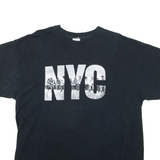 Nyc Mens T-Shirt Black Crew Neck XL