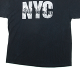 Nyc Mens T-Shirt Black Crew Neck XL