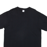 GILDAN Mens T-Shirt Black Crew Neck XL