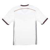 ADIDAS Germany Mens Football Shirt Jersey White V-Neck M