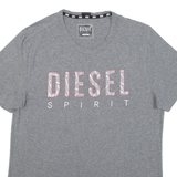 DIESEL Mens T-Shirt Grey L
