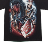 WILD Skull Mens T-Shirt Black M
