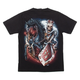 WILD Skull Mens T-Shirt Black M