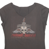 ROCKNACHT 10th Anniversary Womens Band T-Shirt Brown M
