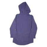 SEVEN Womens Rain Jacket Purple Nylon Hooded S