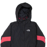 THE NORTH FACE Petite Womens Jacket Black Nylon Hooded S