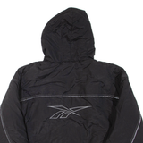 REEBOK Mens Jacket Black Hooded XL