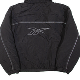 REEBOK Mens Jacket Black Hooded XL
