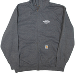 CARHARTT Bespoke Of Winchester Mens Jacket Grey Hooded XL