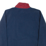 LEVI'S 1/4 Zip Mens Fleece Jacket Blue L