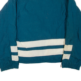 REEBOK Womens Track Jacket Green Nylon XL