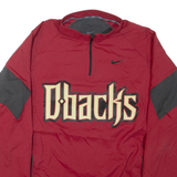 NIKE Mens Pullover Jacket Red M