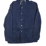 TOMMY HILFIGER Mens Jacket Blue Hooded S