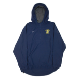 NIKE West Bay Nuggets Mens Pullover Jacket Blue USA Hooded XL