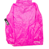 FILA Womens Shell Jacket Pink Hooded Floral L