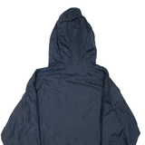 SPORT-TEK Fairview Fastpitch Mens Anorak Jacket Blue Nylon USA Hooded L