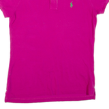 RALPH LAUREN Skinny Fit Mens Polo Shirt Pink M