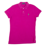 RALPH LAUREN Skinny Fit Mens Polo Shirt Pink M