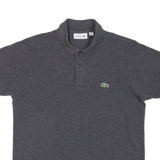 LACOSTE Mens Polo Shirt Grey S