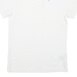 BARBOUR Mens Polo Shirt White S
