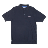 REEBOK Mens Polo Shirt Blue S