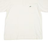 CROCODILE INTERNATIONAL Mens Polo Shirt Cream 2XL
