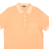 DIESEL Mens Polo Shirt Orange L