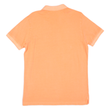 DIESEL Mens Polo Shirt Orange L