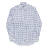 TOMMY HILFIGER Slim Fit Mens Shirt Blue Floral Long Sleeve S