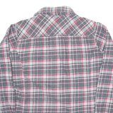 CARHARTT Womens Flannel Shirt Grey Check Long Sleeve M