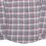 CARHARTT Womens Flannel Shirt Grey Check Long Sleeve M