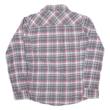 CARHARTT Womens Flannel Shirt Grey Check Long Sleeve M