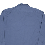 DICKIES Mens Worker Shirt Blue Long Sleeve XL