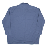 DICKIES Mens Worker Shirt Blue Long Sleeve XL