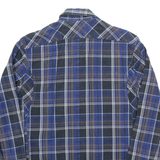 G-STAR Mens Denim Shirt Blue Check Long Sleeve M