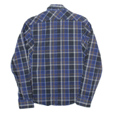 G-STAR Mens Denim Shirt Blue Check Long Sleeve M