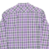 G-STAR Mens Shirt Purple Check Long Sleeve XL