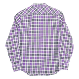 G-STAR Mens Shirt Purple Check Long Sleeve XL