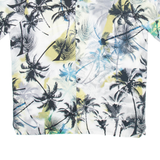 SMOG Relaxed Fit Mens Hawaiian Shirt Black Floral XL