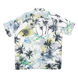 SMOG Relaxed Fit Mens Hawaiian Shirt Black Floral XL