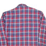 Mens Lumberjack Shirt Blue Check Long Sleeve M