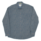 CAMEL ACTIVE Mens Shirt Green Spotted Long Sleeve L