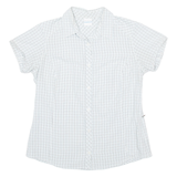 COLUMBIA Womens Shirt Blue Check L