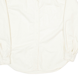 WOOLRICH Mens Plain Shirt Cream Long Sleeve M