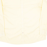 TOMMY HILFIGER Slim Fit Mens Plain Shirt Yellow Long Sleeve XL