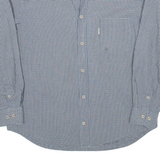 THINK PINK Mens Shirt Blue Check Long Sleeve M