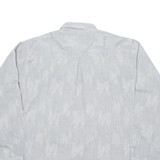 CARLETTI Mens Plain Shirt Grey Long Sleeve L